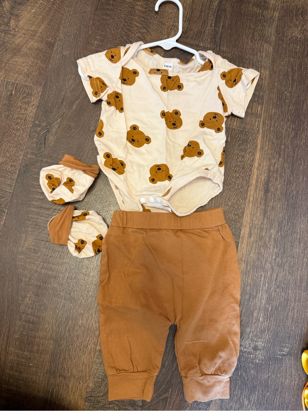 Brown Bear Baby Outfit
